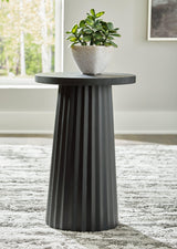 Ceilby Black Accent Table - Ella Furniture