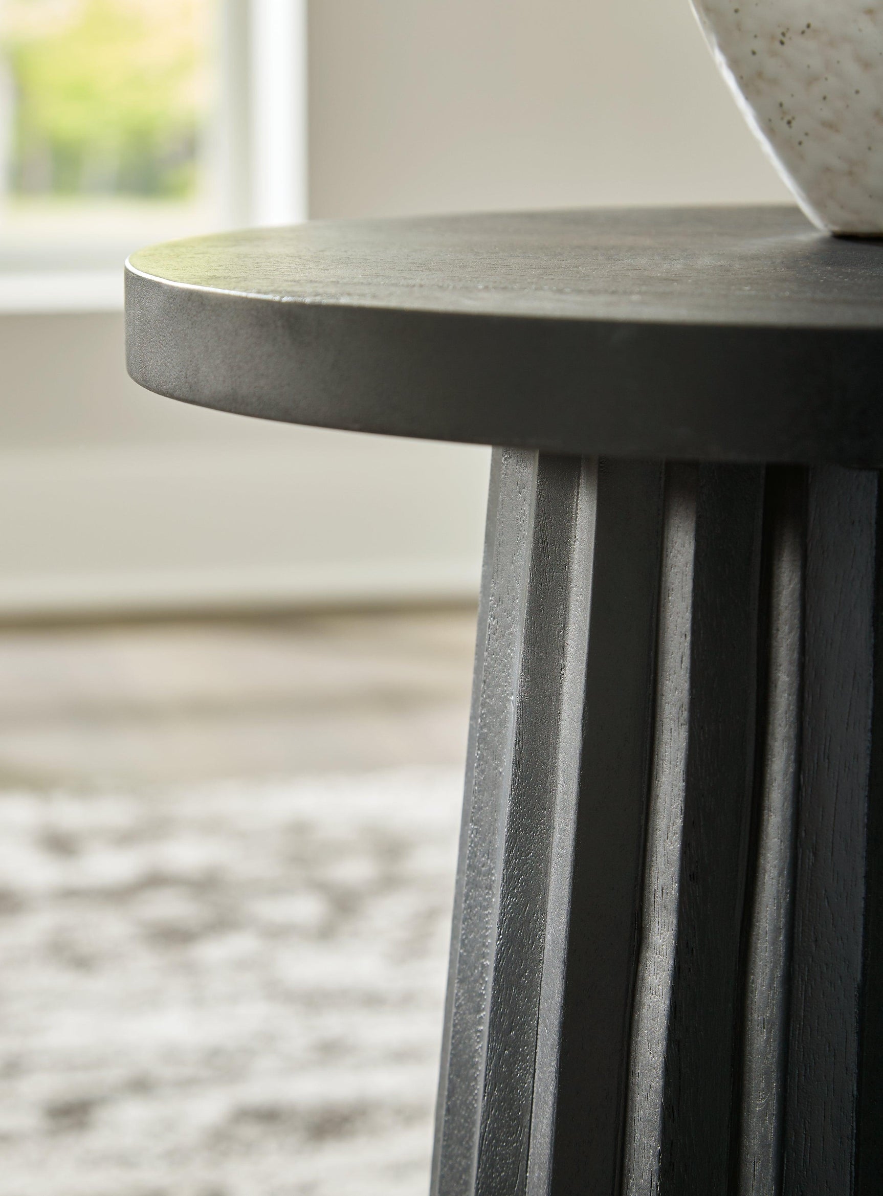 Ceilby Black Accent Table - Ella Furniture