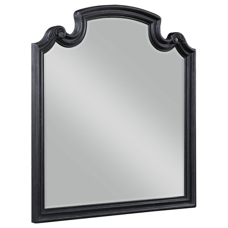 Celina Black Dresser Mirror front view