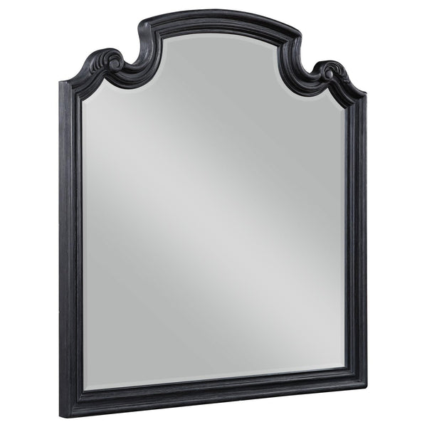 Celina Black Dresser Mirror front view