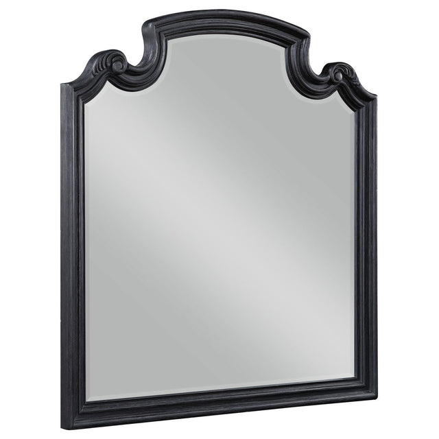 Celina Black Dresser Mirror front view