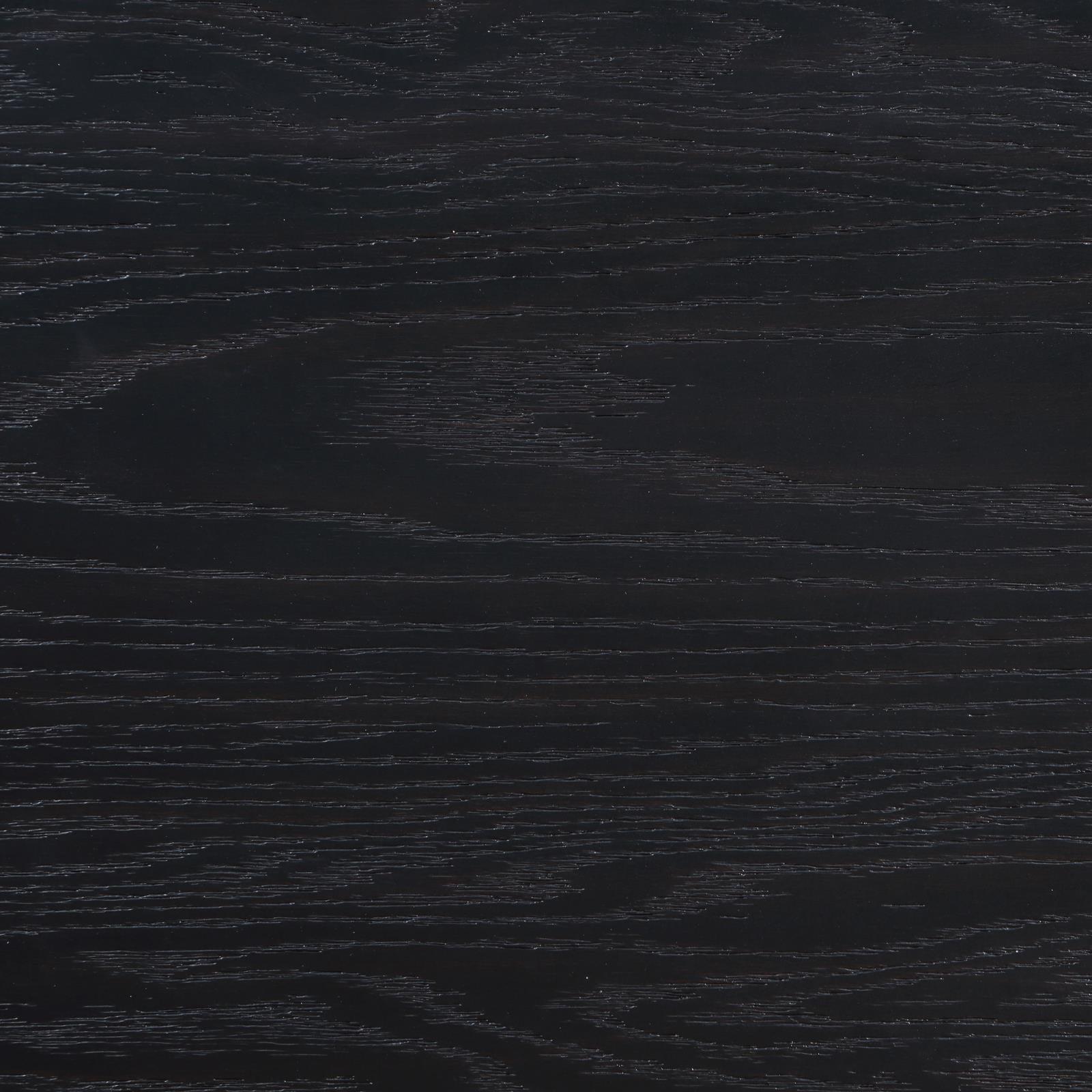 Black wood frame detail of Celina mirror