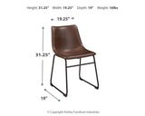 Room view highlighting Centiar Two-Tone Brown Round Dining Room Set and decor