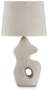Close-up of Chadrich table lamp base texture