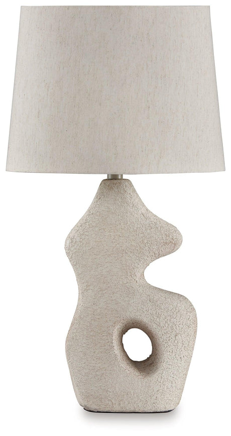 Close-up of Chadrich table lamp base texture