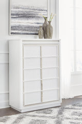 Chalanna White Chest of Drawers - Ella Furniture
