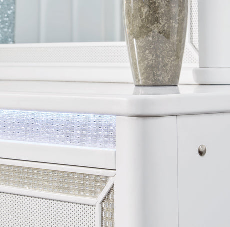 Chalanna dresser drawer detail with dovetail construction