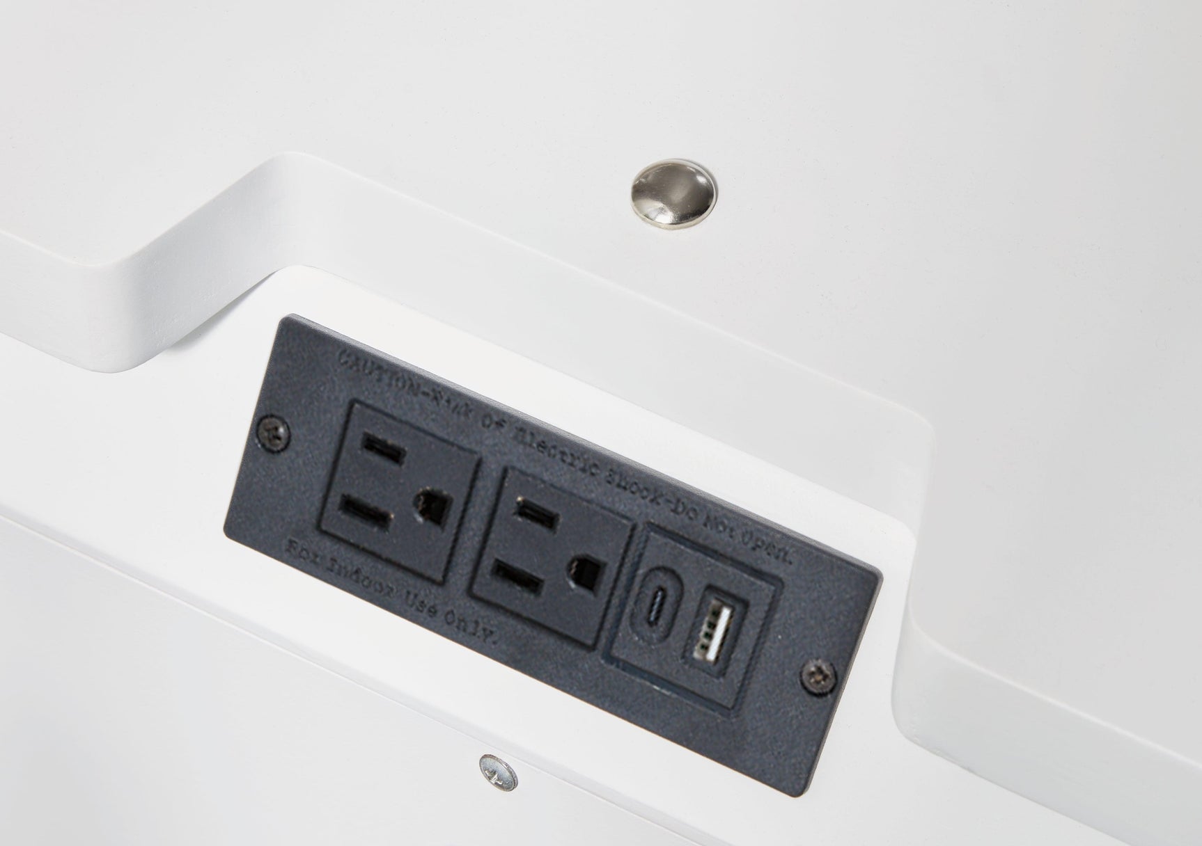 Nightstand LED lighting dimmer switch detail