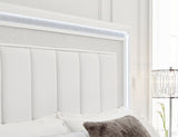 Storage footboard drawers with dovetail joints visible