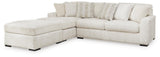 Chessington Ivory 2-Piece Sectional with Ottoman - image 2