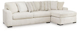 Alternate main view of Chessington Ivory 2-Piece Sectional Sofa with Chaise sectional sofa