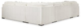 Chessington Ivory Chenille 4-Piece Sectional with Chaise - image 3