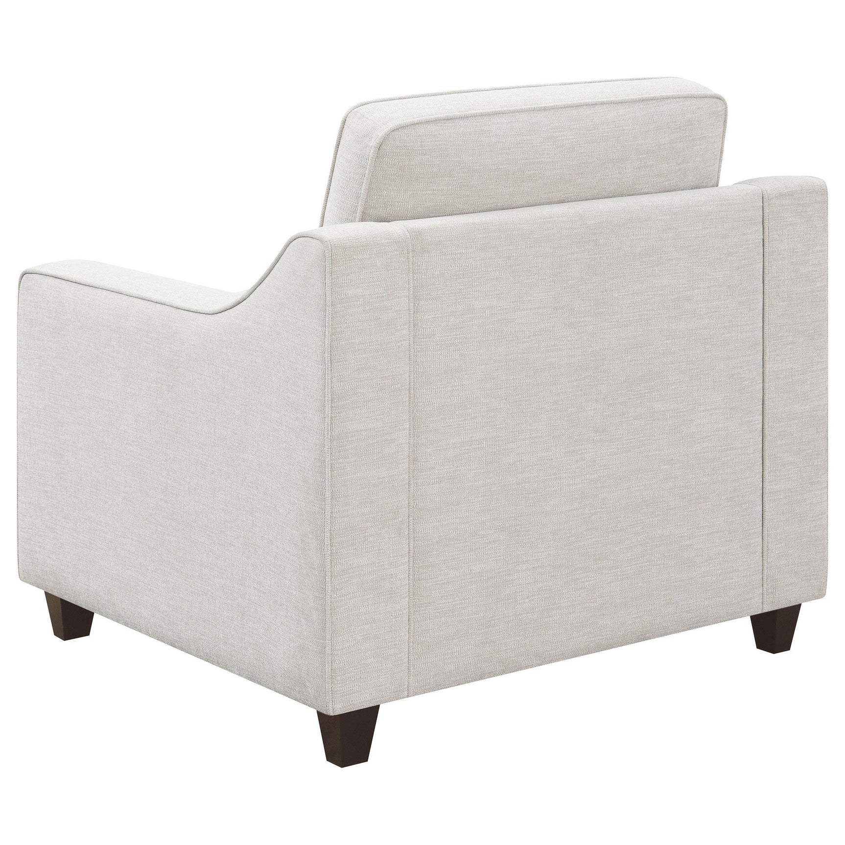 Christine 3-piece beige upholstered sofa set main view