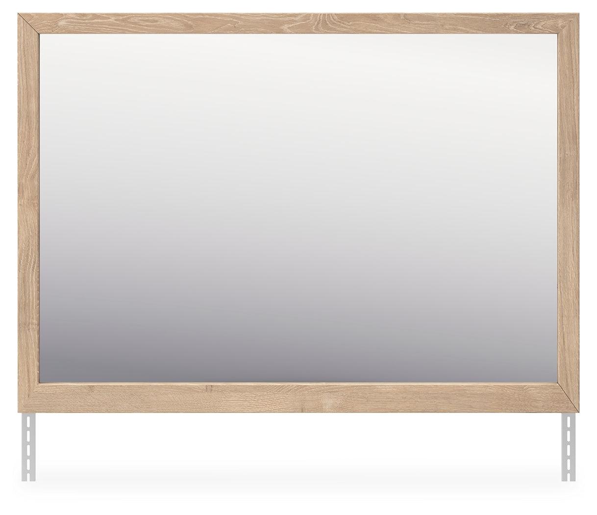 Cielden Tan Bedroom Mirror - Ella Furniture