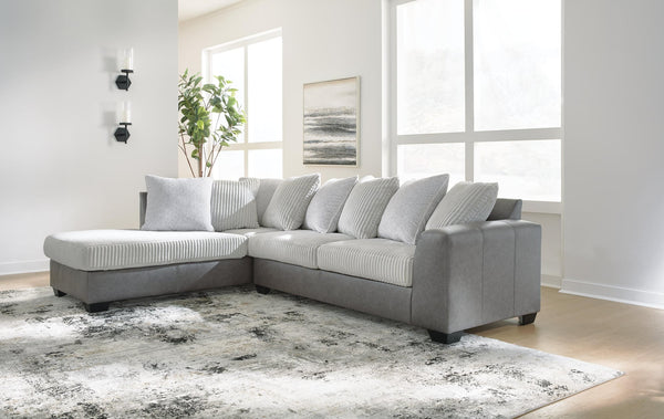 Clairette Court Alloy Chenille 2-Piece Sectional with Chaise - image 1