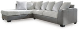Clairette Court Alloy Chenille 2-Piece Sectional with Chaise - image 2