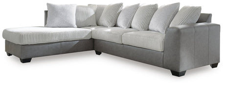 Clairette Court Alloy Chenille 2-Piece Sectional with Chaise - image 2