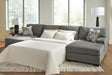 Clarington Greystone Chenille 3-Piece Sleeper Sectional with Double Chaise - image 1