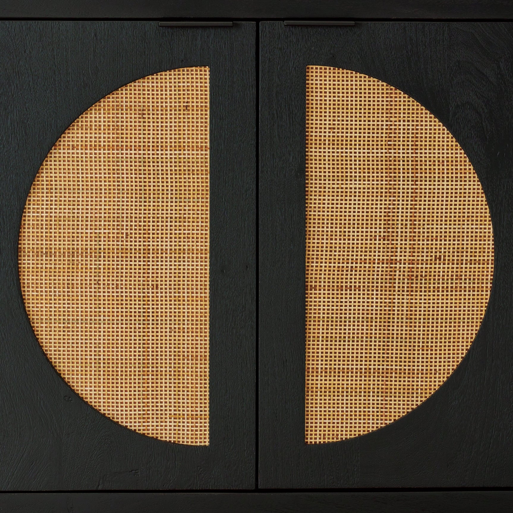 Cliffiings Black/natural Accent Cabinet - Ella Furniture