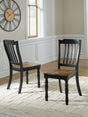 Clorazi Black/Brown Dining Chair from Decor Furniture