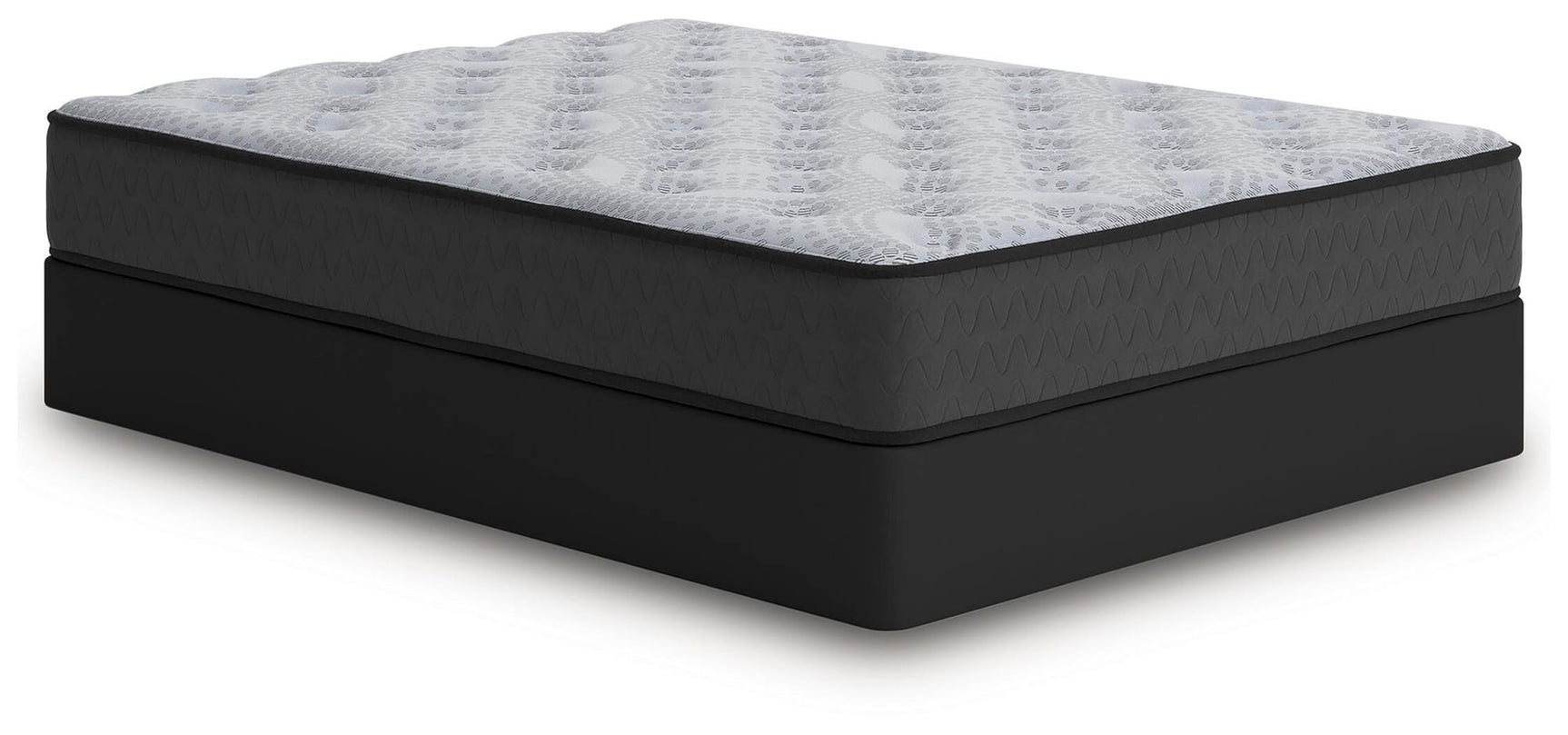 Comfort Plus Gray Full Mattress angled view
