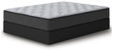 Comfort Plus Gray Queen Mattress angled view