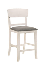 Conner Chalk Gray Oval Counter Height Dining Set side view