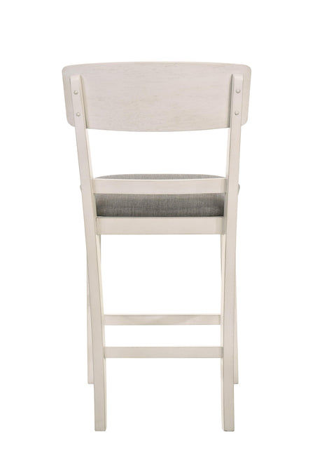 Conner Chalk Gray Oval Counter Height Dining Set detail view
