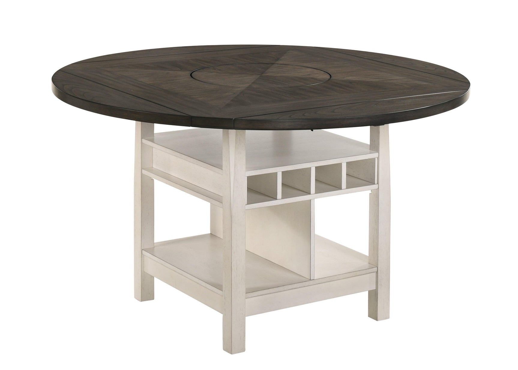 Conner Chalk Gray Oval Counter Height Dining Set front view