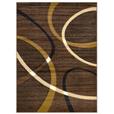 Contempo 40 5x7 Foot Chocolate Area Rug from Decor Furniture