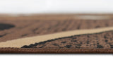 Contempo 40 5x7 Foot Chocolate Area Rug view 4