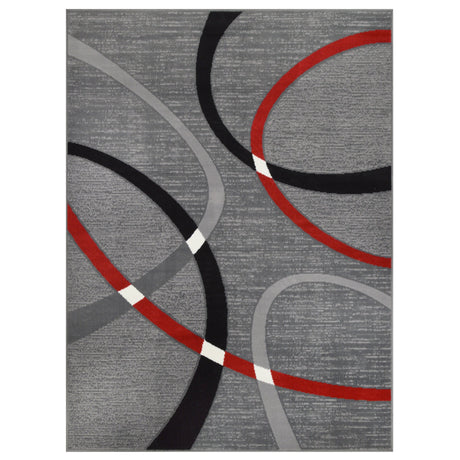 Contempo 40 5x7 Foot Fireball Area Rug from Decor Furniture