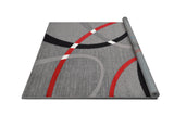 Contempo 40 5x7 Foot Fireball Area Rug view 4