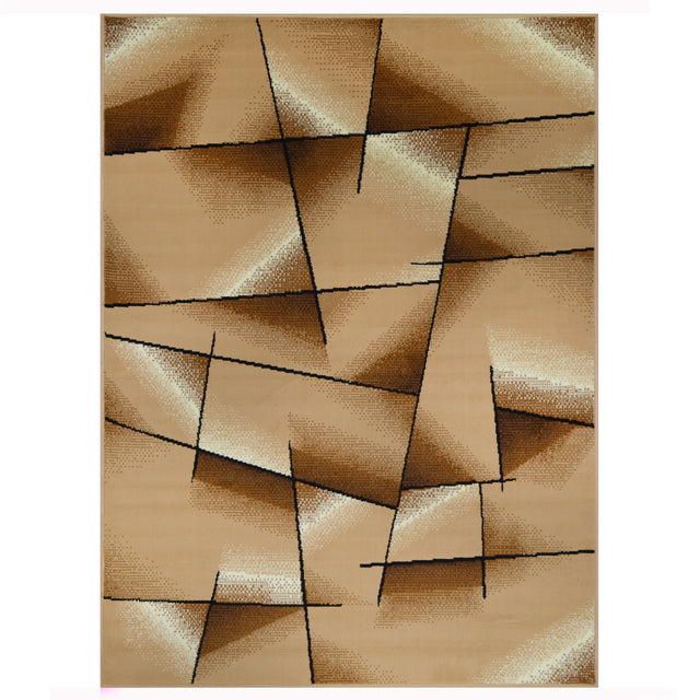 Contempo 41 5x7 Foot Latte Area Rug from Decor Furniture