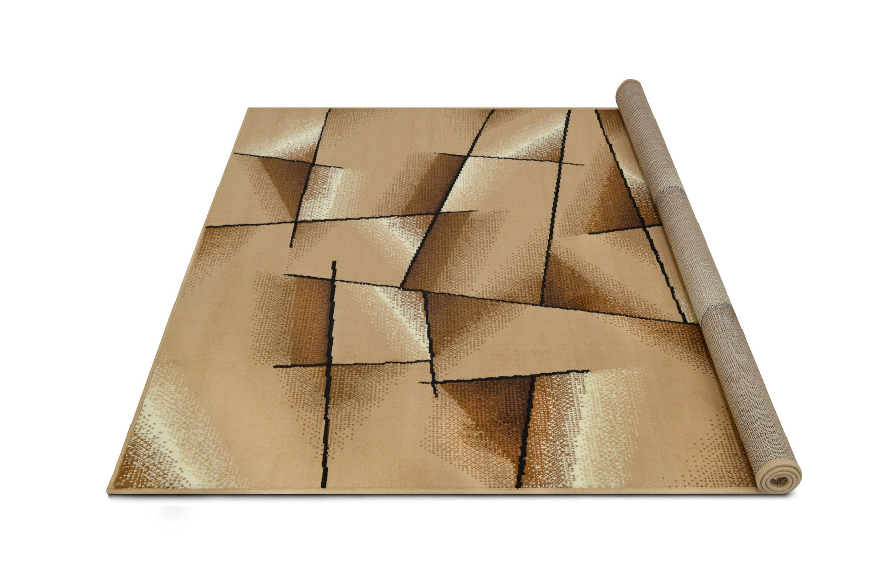 Contempo 41 5x7 Foot Latte Area Rug view 3