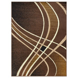 Contempo 42 5x7 Foot Chocolate Area Rug from Decor Furniture