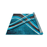 Contempo 42 Turquoise 5x7 Area Rug view 2