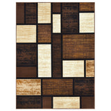 Contempo 43 Chocolate 5x7 Area Rug from Decor Furniture