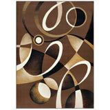 Contempo 45 Chocolate 5x7 Area Rug from Decor Furniture