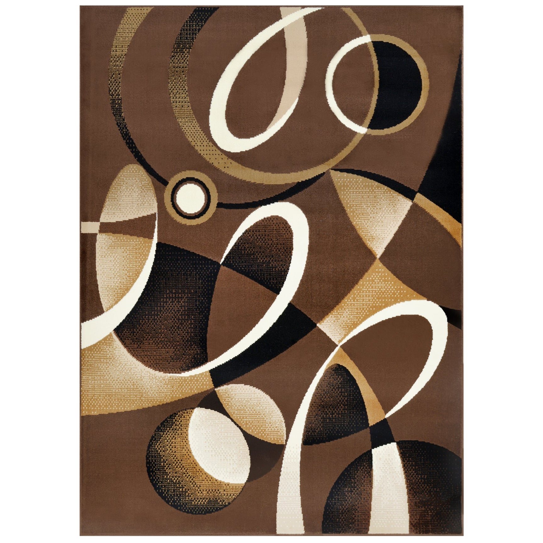 Contempo 45 Chocolate 5x7 Area Rug from Decor Furniture