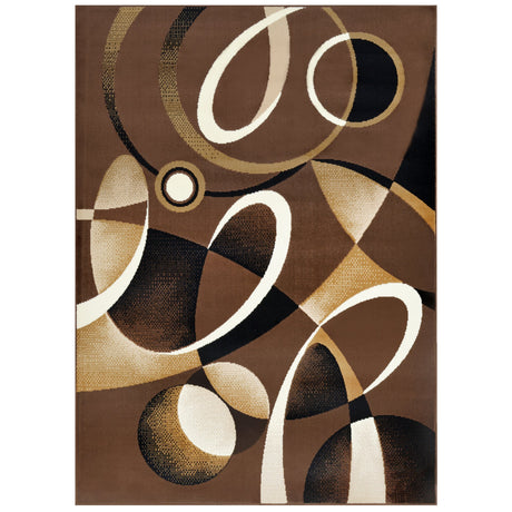 Contempo 45 Chocolate 5x7 Area Rug from Decor Furniture
