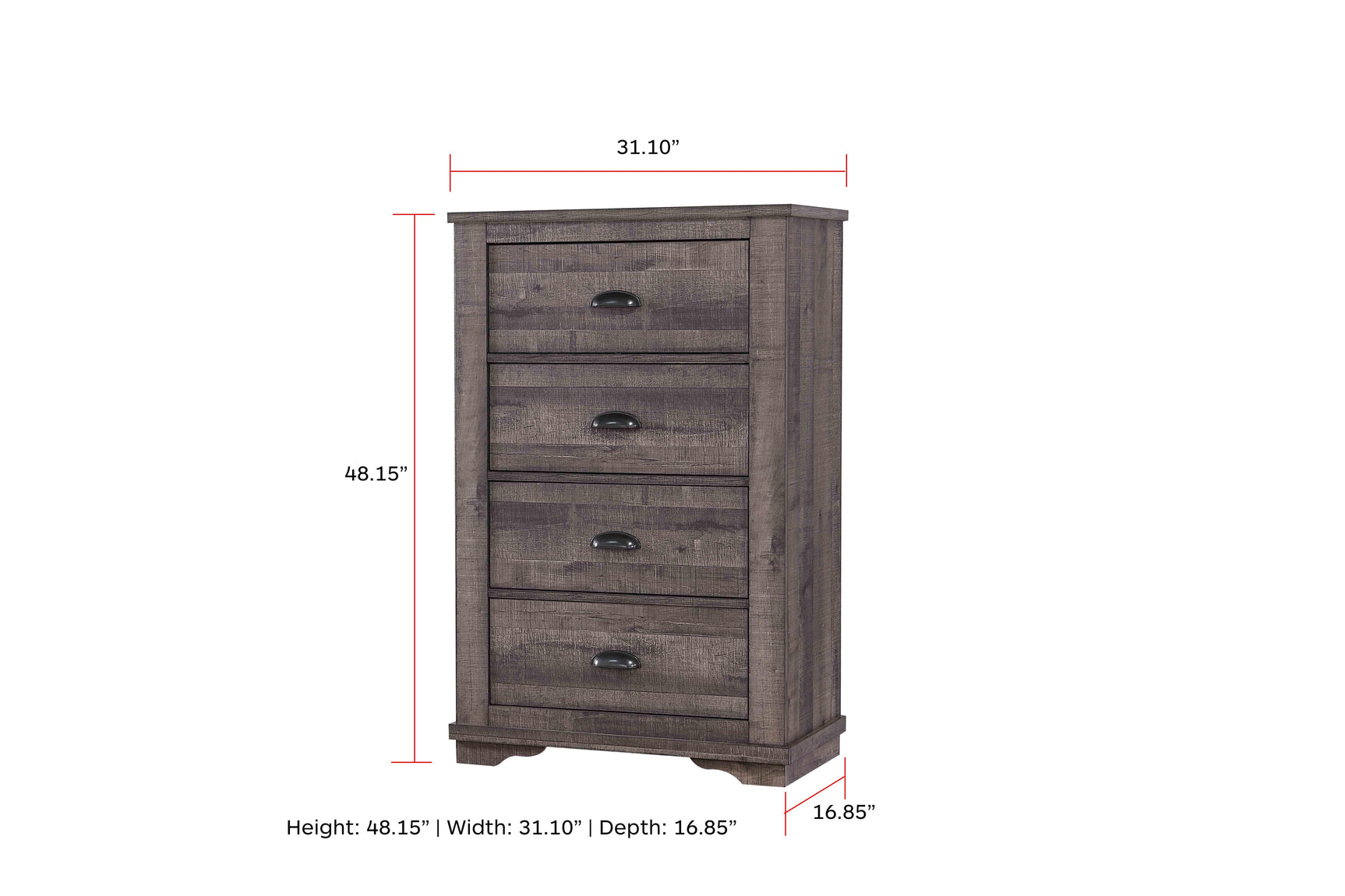 Coralee Gray TV Stand with storage doors and open shelves in living room