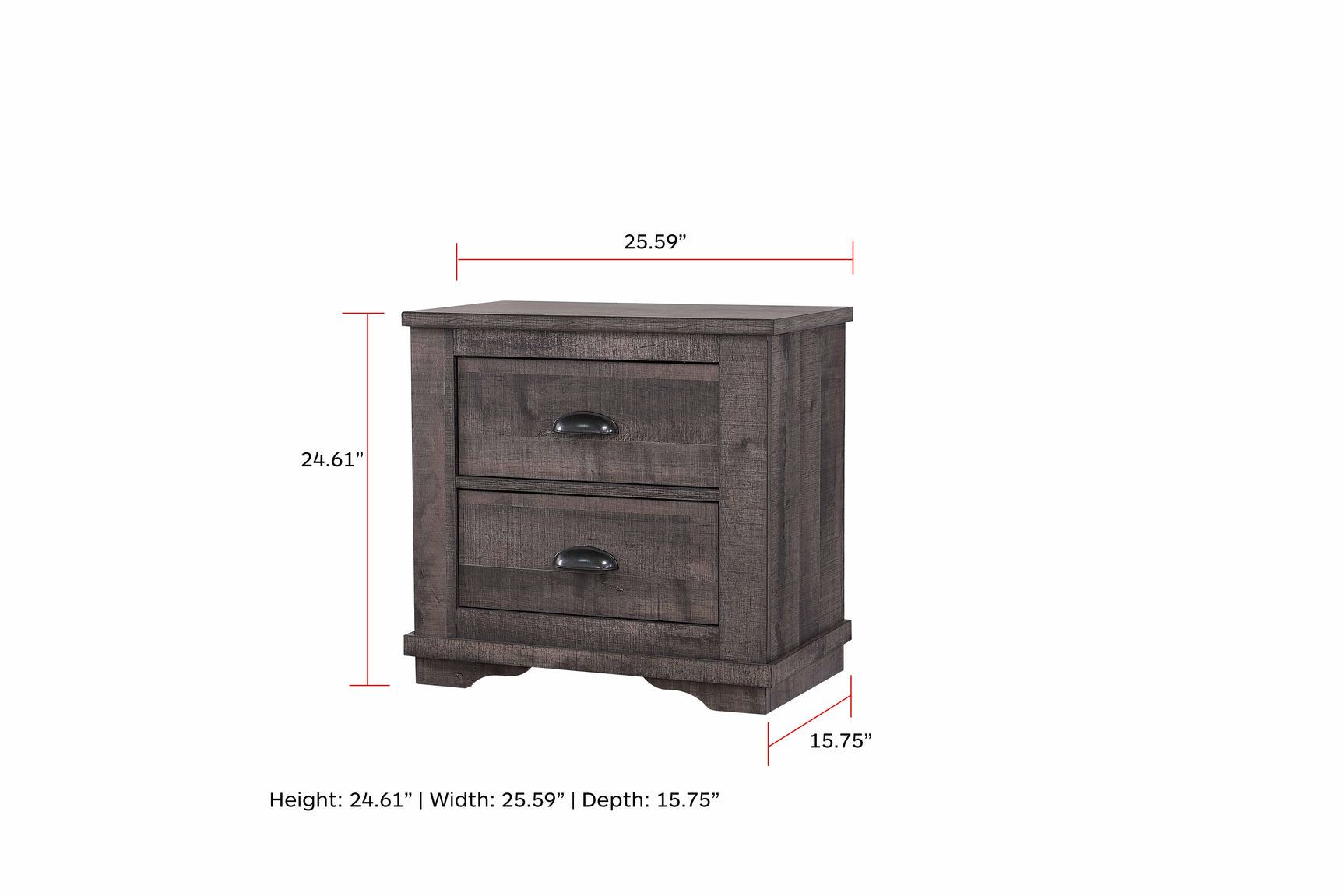 Coralee Gray TV Stand with storage doors and open shelves in living room