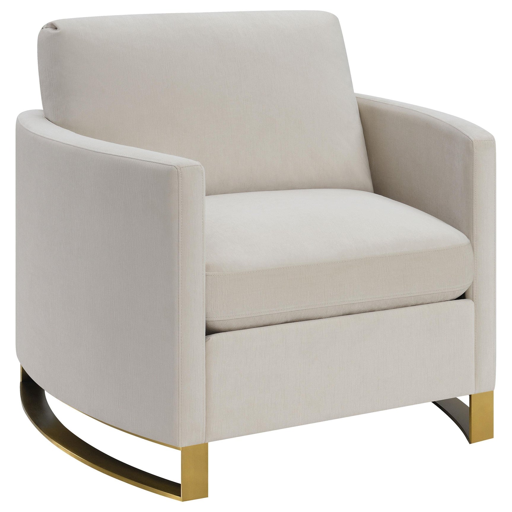 Side angle showing sofa cushions and arms