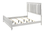 Cressida White Modern Contemporary Solid Wood 5-Drawers Chest - Ella Furniture