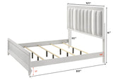 Cressida White Modern Contemporary Solid Wood 5-Drawers Chest - Ella Furniture