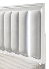 Cressida White Modern Contemporary Solid Wood 5-Drawers Chest - Ella Furniture