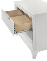 Cressida White Modern Contemporary Solid Wood 5-Drawers Chest - Ella Furniture