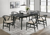 Crestmont table with leaf fully extended