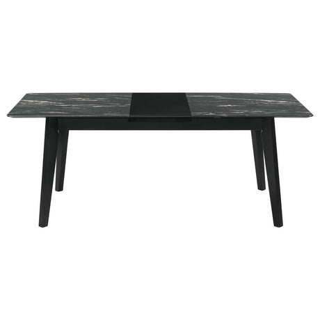 Extension leaf detail of Crestmont dining table
